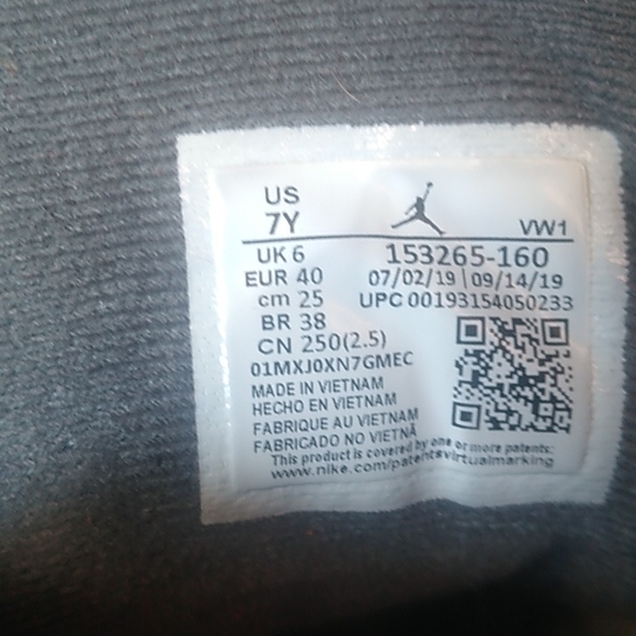 JORDAN 23 Jumpman Size 7Y TWO3 - Picture 13 of 13